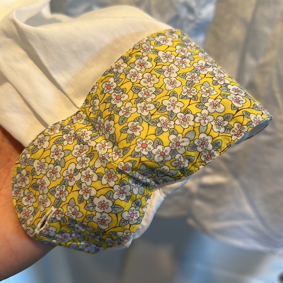 Symth and Gibson Tailored Fit Dress Shirt 15/38 Liberty London Fabric Contrast - Picture 3 of 5